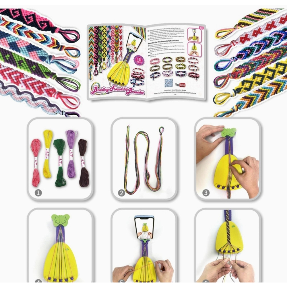 Friendship Bracelet String Maker kit - Picture 3 of 7